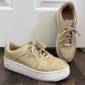 Nike AF1 Sage Low 2 Desert Ore White Sneakers